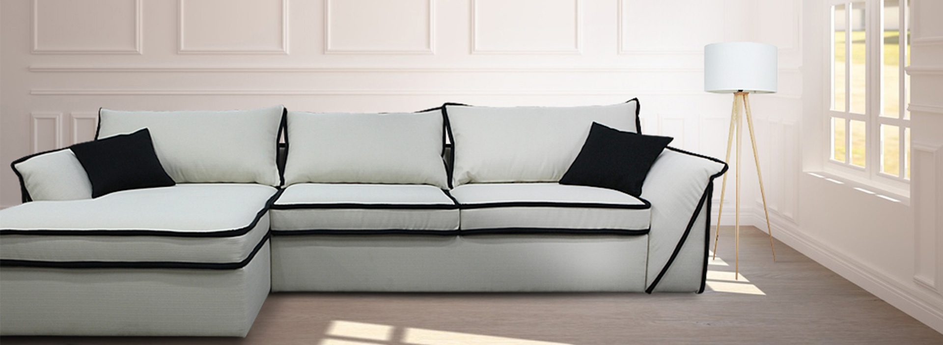 белый диван в интерьере