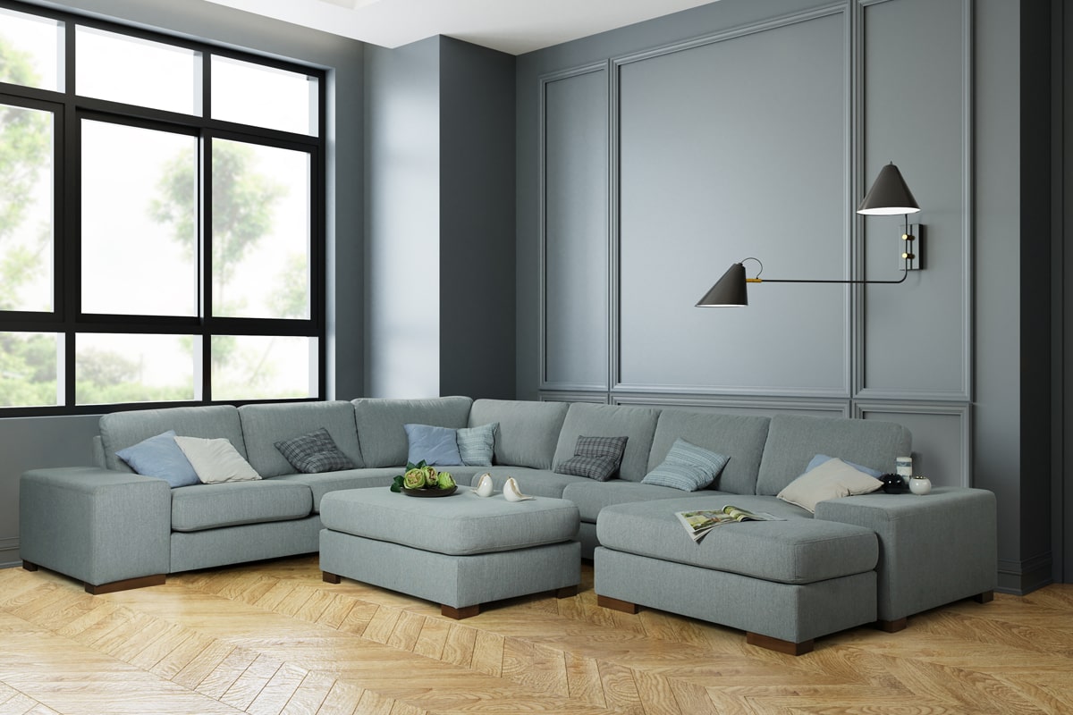 Як правильно обрати колір дивана для вітальні? - Модульна система Таллін
