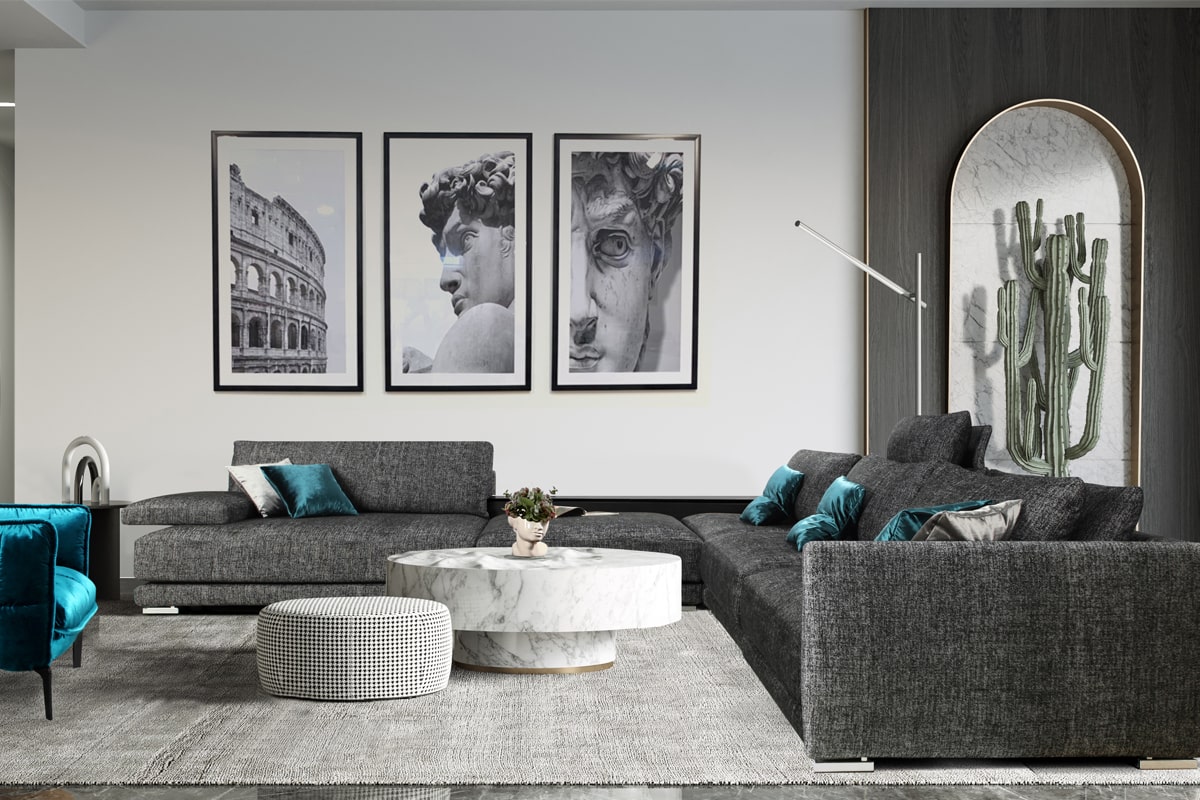 Как выбрать мягкую мебель для дома - Модульный диван Берлускони