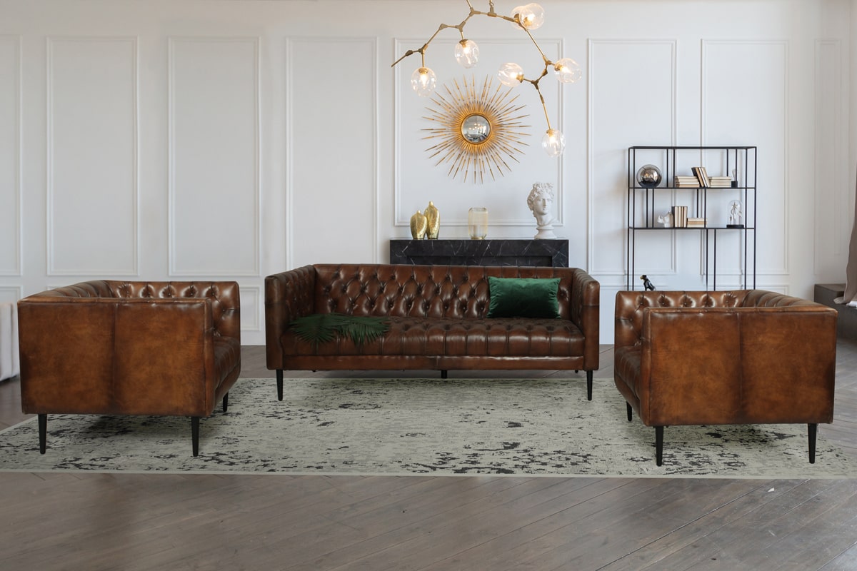 Офісний диван: яким він повинен бути? - Прямий диван і крісло Кембридж