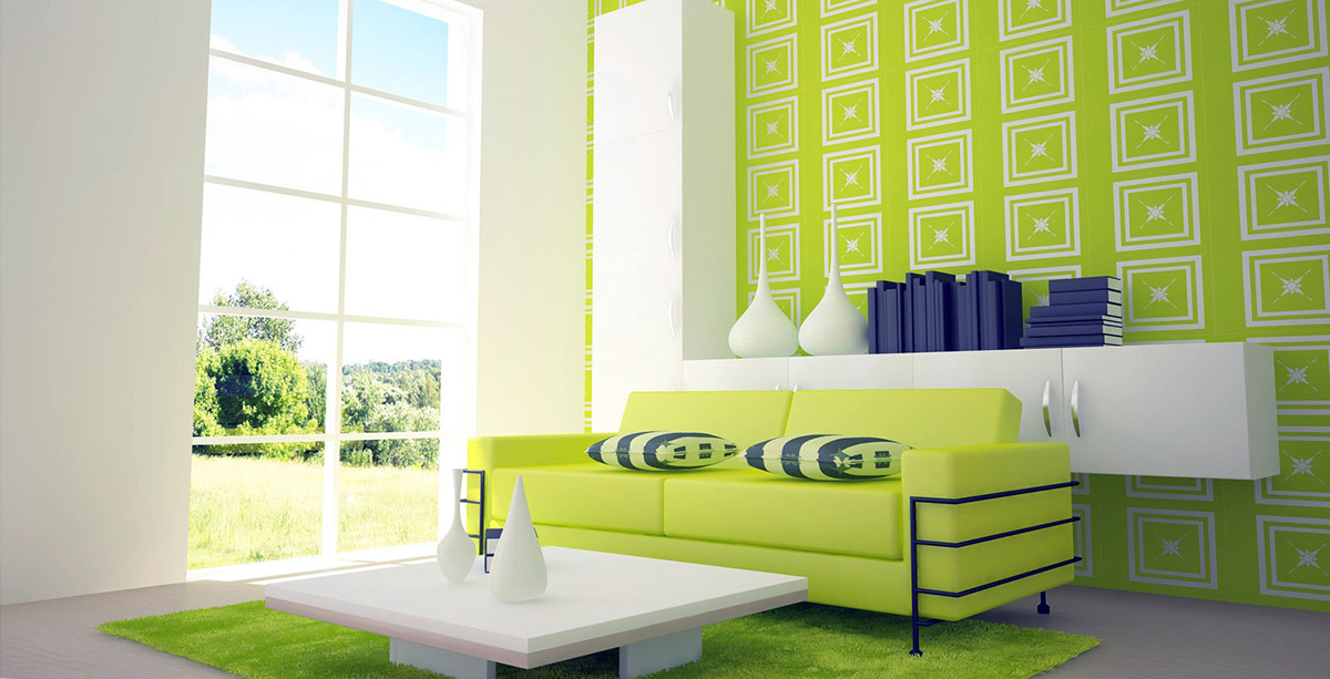 How to add color to a room with sofas?