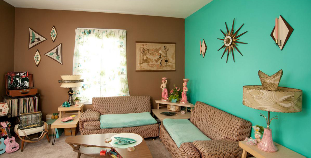 How to add color to a room with sofas?